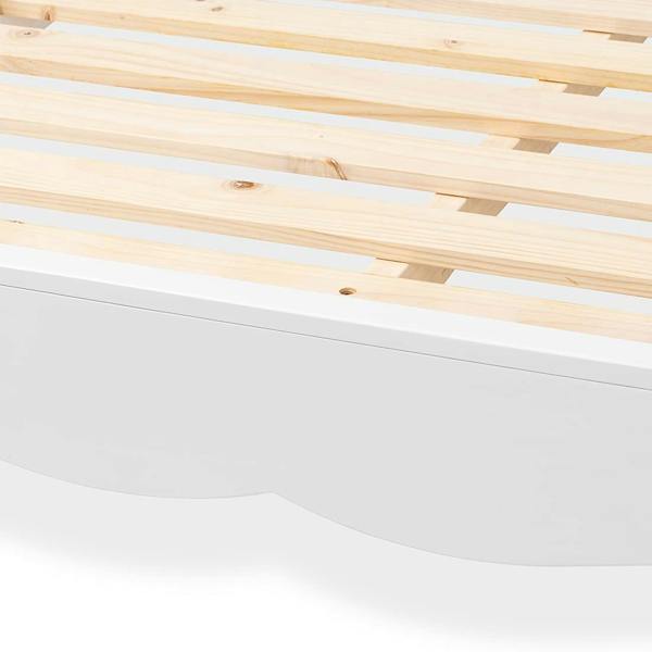 Statement Furniture Romance French Style Bed Frame. White Wooden Bed Double 4ft6 King 5ft