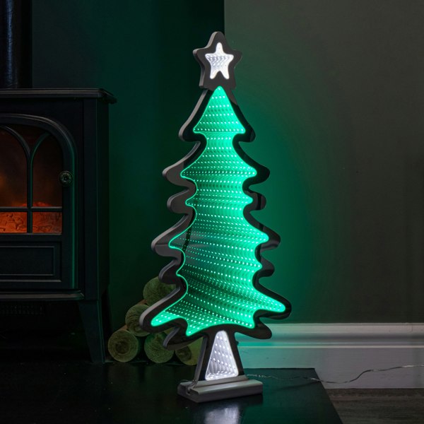 Samuel Alexander 60cm Light up Christmas Tree Infinity Decoration with LEDs