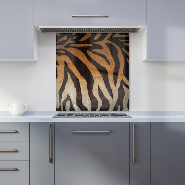 Warren Reed - Designer Tiger Skin Print Kitchen Splashback