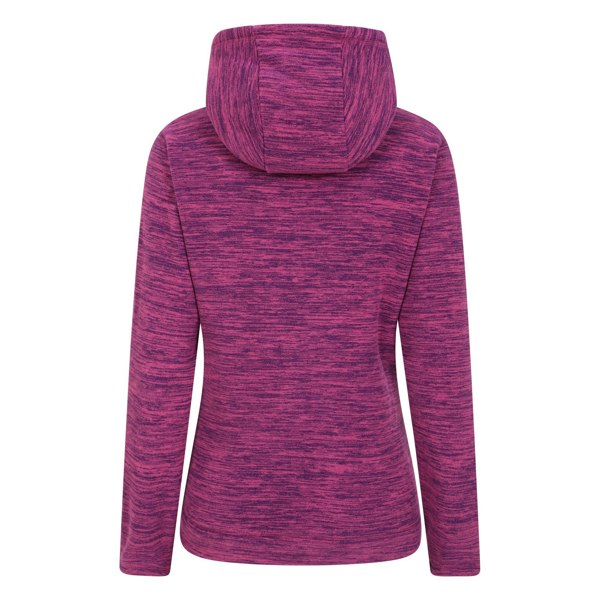 Mountain Warehouse Womens/Ladies Snowdonia Fleece Full Zip Hoodie - Grape