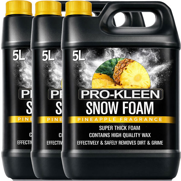 ProKleen Pro-Kleen Snow Foam- pH Neutral, Super Thick and Non-Caustic. 15L Pineapple Fragrance