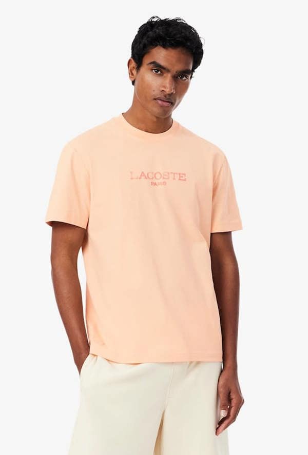 Lacoste Printed Cotton T-Shirt