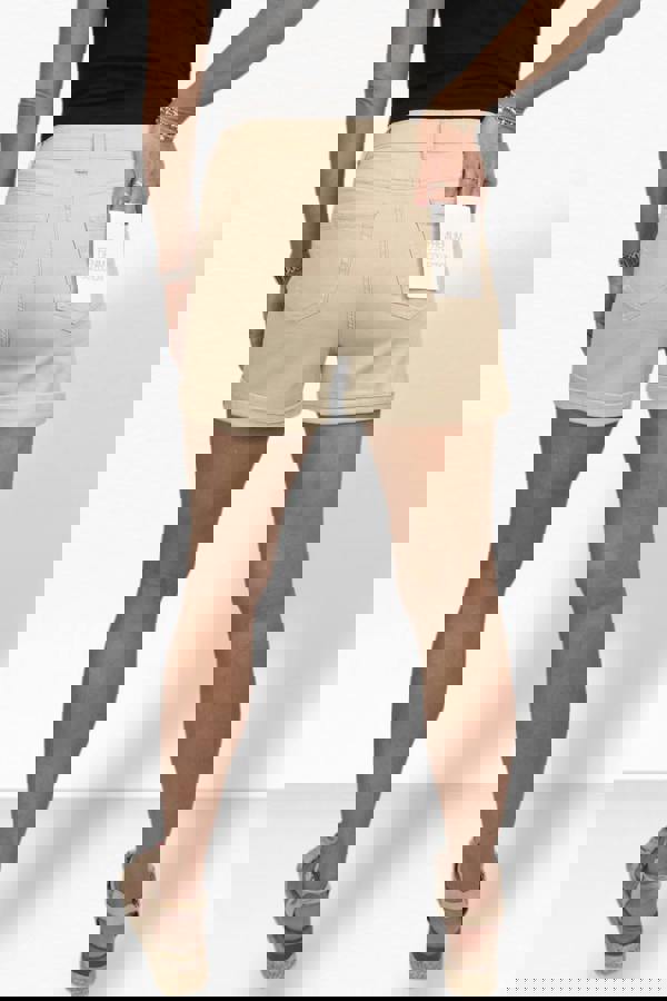 Paulo Due Women's Casual Turn Up Slim Fit Shorts