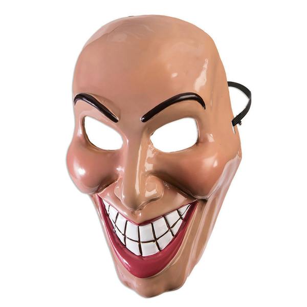 Bristol Novelty Unisex Adults Female Evil Grin Mask - Beige/Red - 