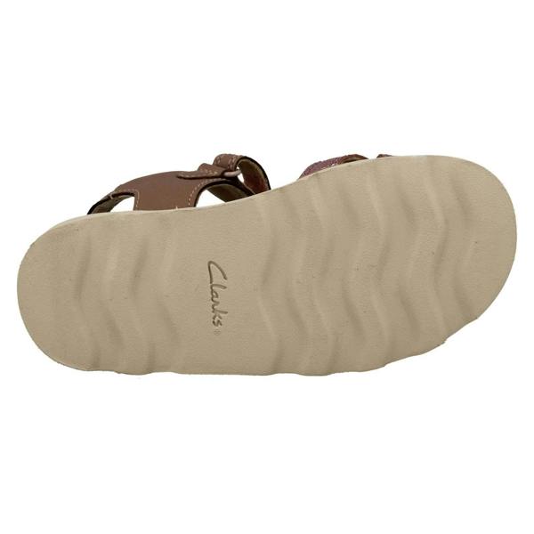 Clarks Girls Clarks Hook & Loop Sandals With Seahorse Motif Crown Brill