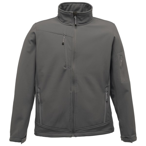 Regatta Standout Men's Arcola 3 Layer Waterproof And Breathable Softshell Jacket - Seal Grey/Black