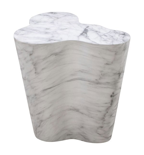 Furniture Edit Slab Marble Tall Side Table