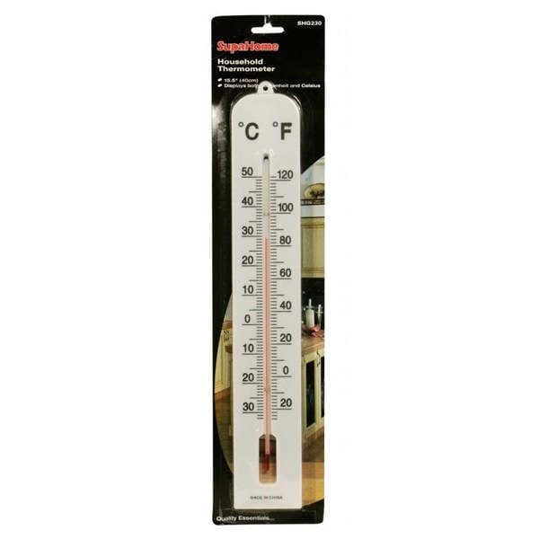 SupaHome Thermometer - White/Black - 