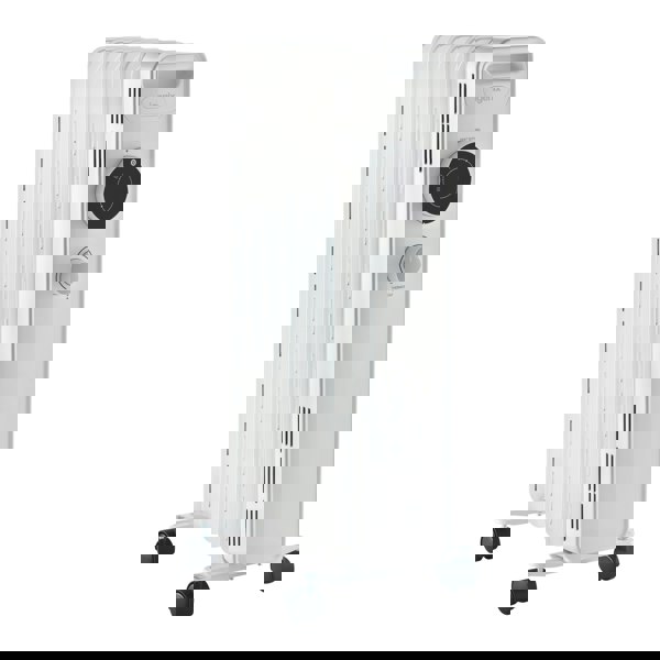 igenix Oil Filled Radiator, 1.5kW/1500W, Overheat Protection, White