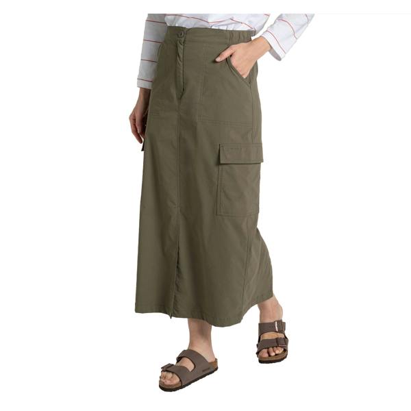 Craghoppers Womens/Ladies Pro Nosilife Midi Skirt - Wild Olive - 