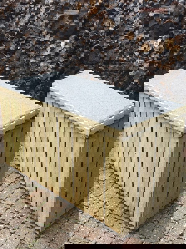 Shire Log Box Planed Timbers Pressure Treated 1270Wx560D - Best Shed