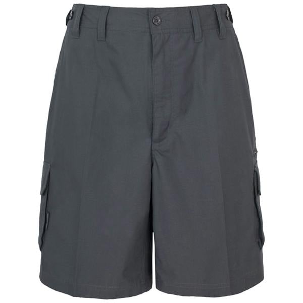 Trespass Mens Gally Water Repellent Hiking Cargo Shorts - Graphite
