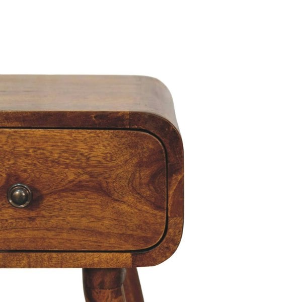Artisan Furniture Avora Mini Chestnut Nightstand with 1 drawer