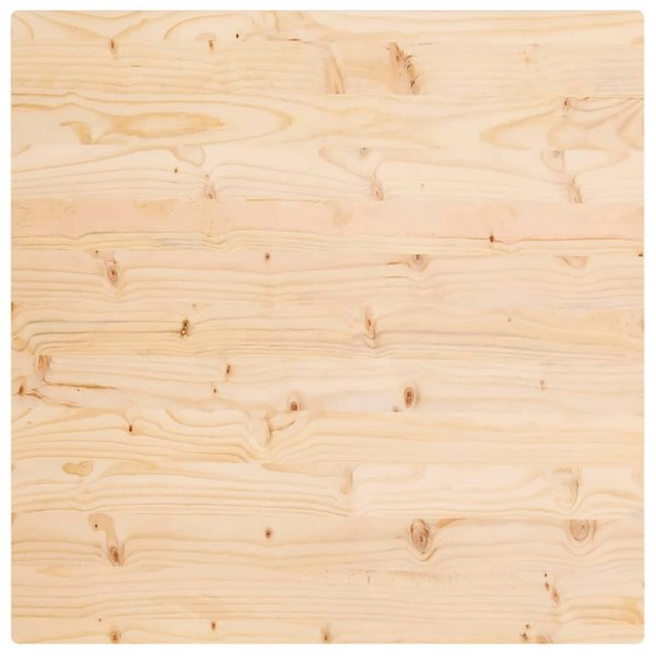 Berkfield Table Top 80x80x2.5 cm Solid Wood Pine Square