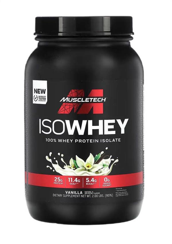 MuscleTech Iso Whey, Vanilla - 907g