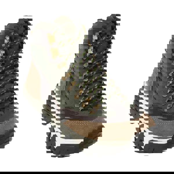 Boss Mens Chester Contrast Suede Ankle Boots - Green/Brown - 