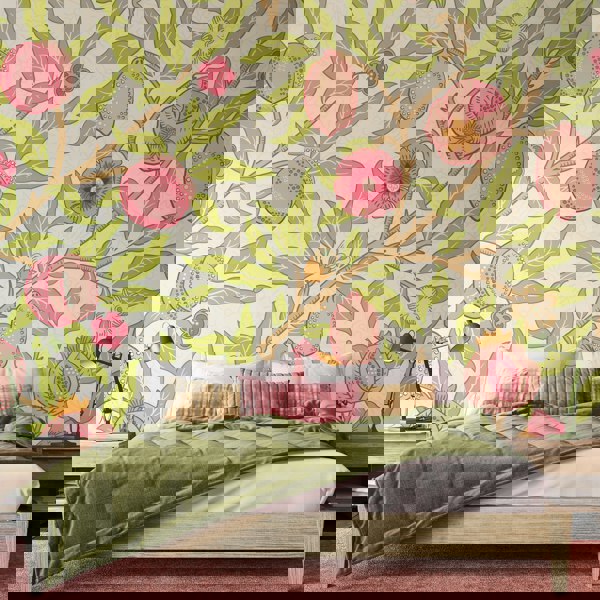 Origin Murals Fruit and Foliage - Rose and Apple Green