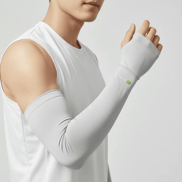 Anniou Original Yarn Arm Sleeves - Grey
