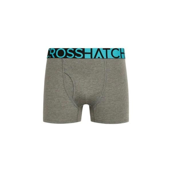 Crosshatch Mens Typan Boxer Shorts (Pack of 3) - Teal - 