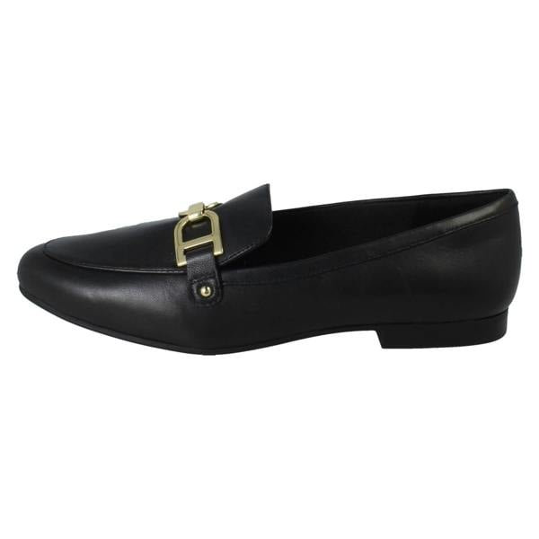 Clarks Ladies Clarks Leather Loafers Tamna Trim