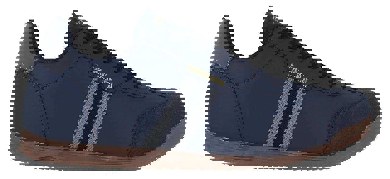 Lambretta Tackle Mens Casual Smart Lace Up Retro Trainers