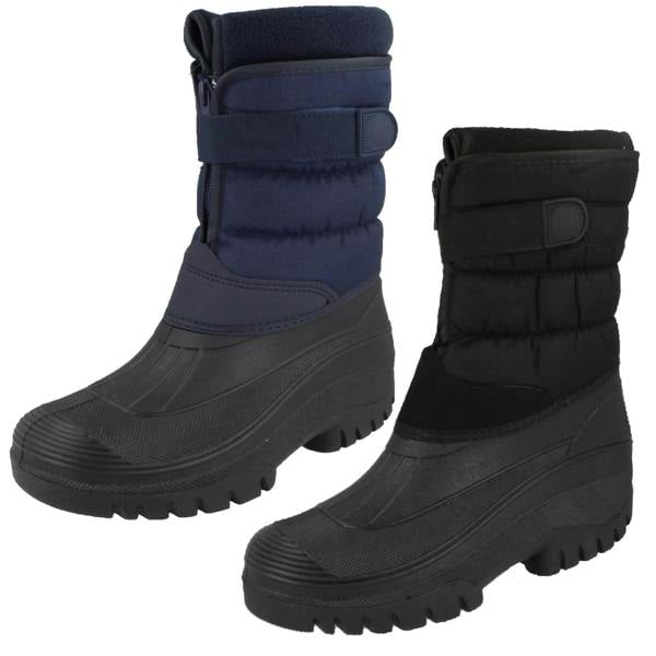 GroundWork Unisex Groundwork Zip Up Active Winter Boots  LS87