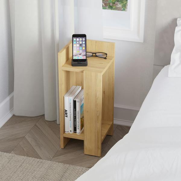 Decortie Elos Modern Bedside Table Left Module Narrow 25cm