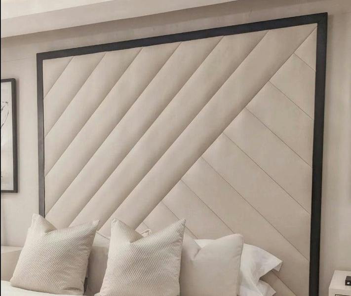 Great British Beds Sandra Headboard with Contrast Border