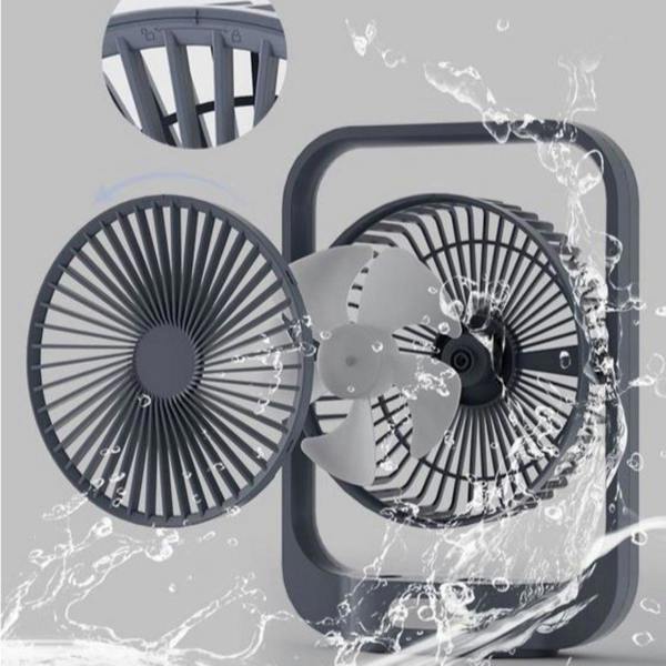 Leaper 2-in-1 Hanging and Standing Fan with Light