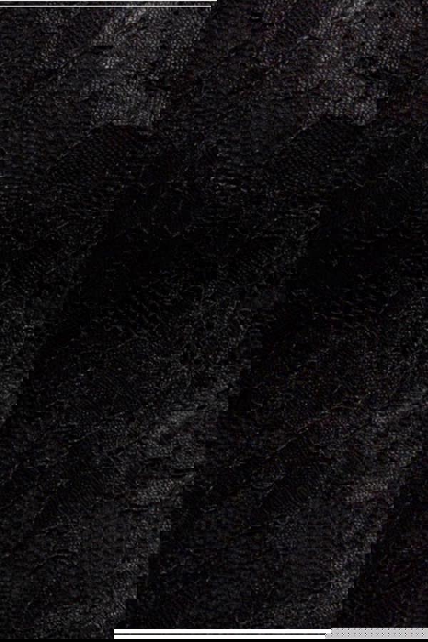 Scalloped Lace Bodice Long Sleeve Bardot Maxi Dress - Black DR4678M