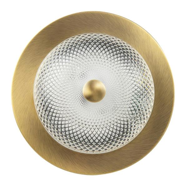 Modern Bathroom Ceiling Light Fitting with Clear Diamond Effect Glass Image 3