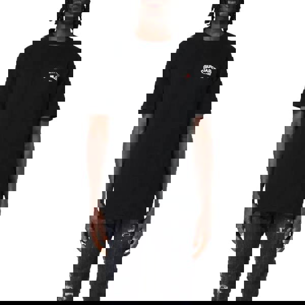 Dsquared2 Regular Fit Rubber Logo T-Shirt Black XS