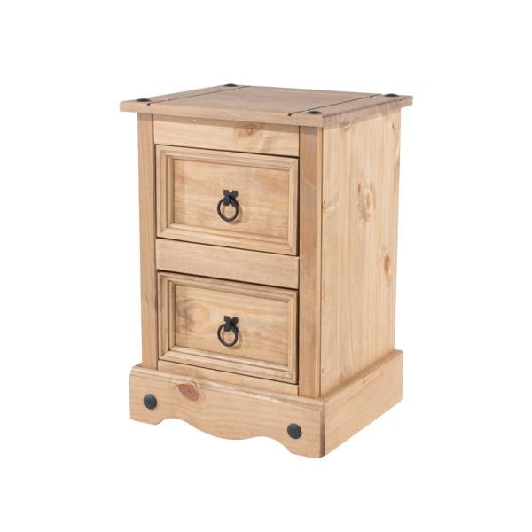Core Products Corona 2-Drawer Petite Bedside Cabinet