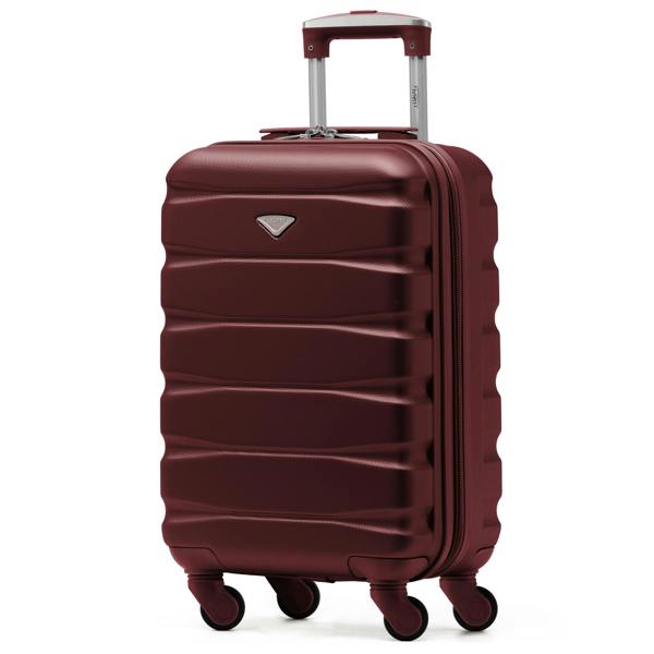 Flight Knight 55x35x20cm Cabin Carry Bag Hard Shell Suitcase 100+ Airline Approved