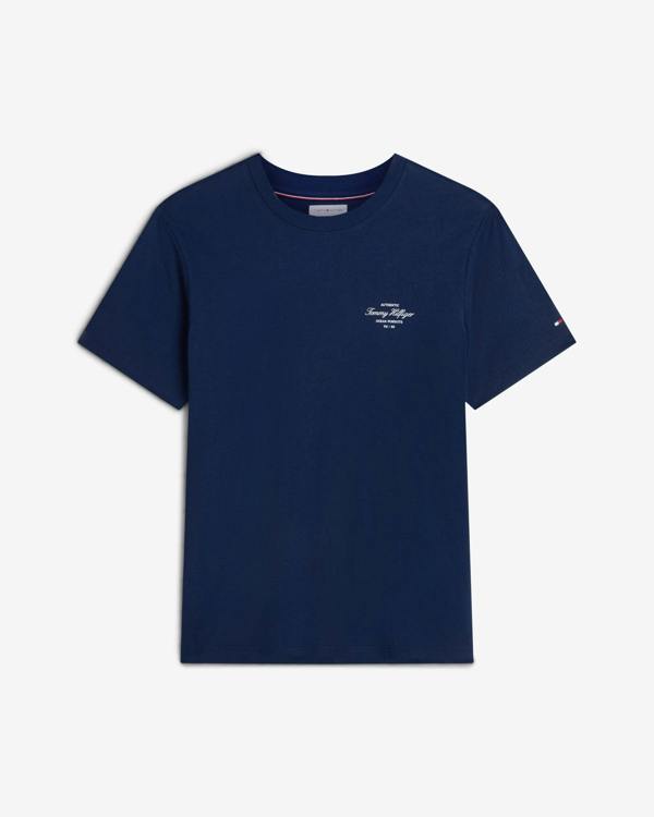 Tommy Hilfiger Nautical Back Photo Mens T-Shirt - Carbon Navy