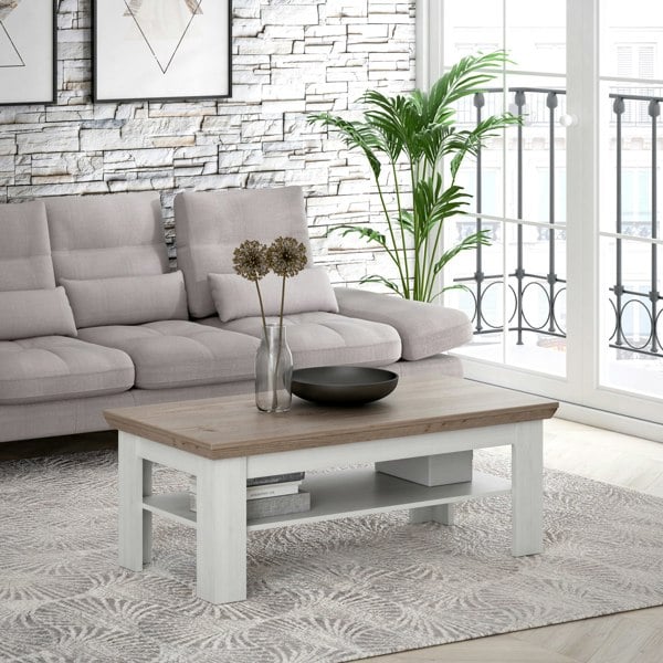 Furniture To Go Illopa Coffee Table in Oak Nelson/Snowy Oak