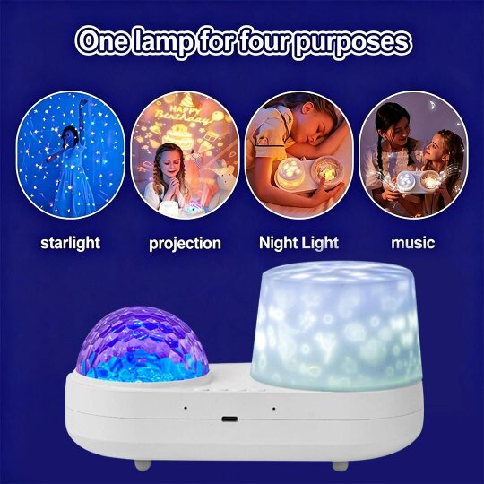 Havendro 12in1 Ocean Starry Projector Galaxy Nebula Night Light  Bedroom Decor