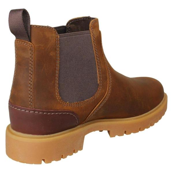 Clarks Mens Clarks Leather Smart Chelsea Boot Rossdale Top