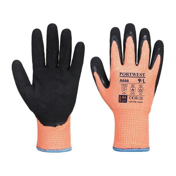 Cut D13 Nitrile Viz-Tex Cold Glove - Hi-Vis Trousers