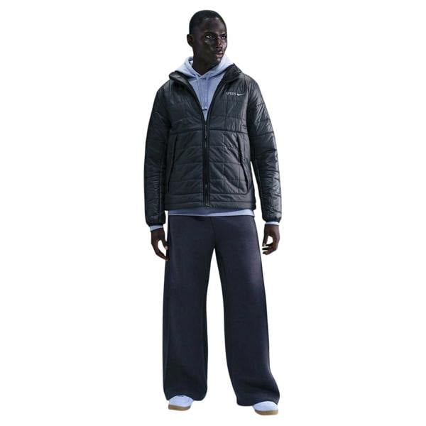 Nike Unisex Adult Hooded Jacket - Black/Blue - 