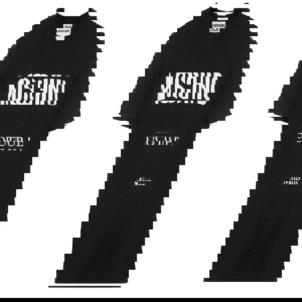 MOSCHINO 221EA07170541 1555 BLACK T-SHIRT FEMALE S