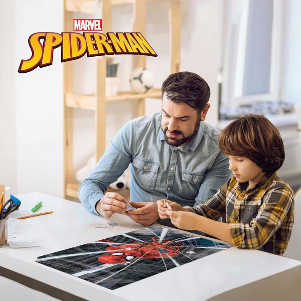 Prime 3D Puzzles Prime 3D Marvel Spider-Man 300 Piece Puzzle Collectible Tin