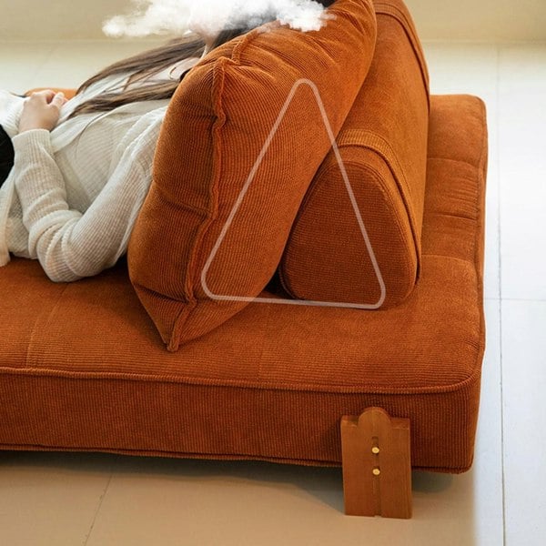 Salinas Lazy Sofa Bed, Single Sofa Bed, Corduroy with sofa wall bed