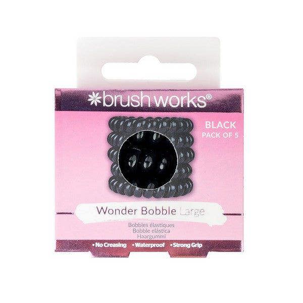 Brushworks Wonder Bobble Large Black (Pack of 5)