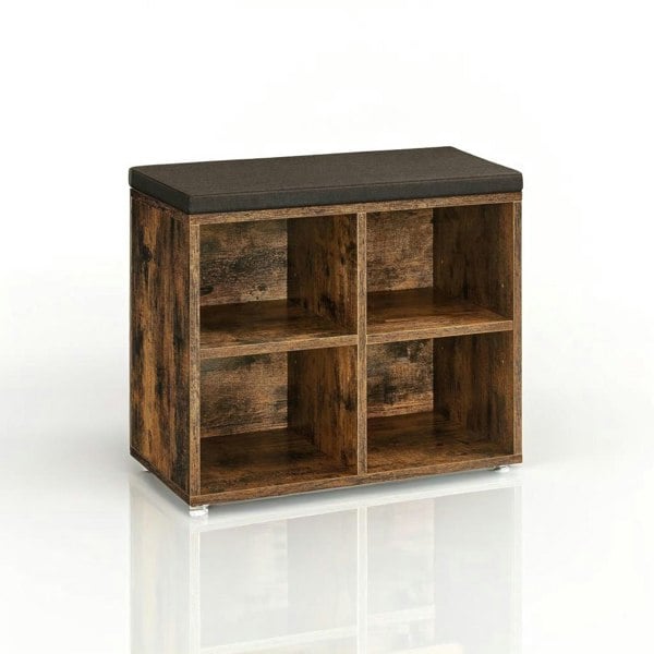 Modcraft Entryway Shoe Storage Bench with Cushion