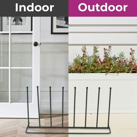Neo Steel Black Powder Coated Boot Rack - Holds 4 Pairs