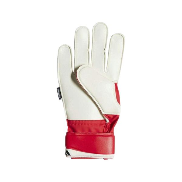 Adidas Childrens/Kids Predator Match Fingersave Football Goalkeeper Gloves - Red/Black - 
