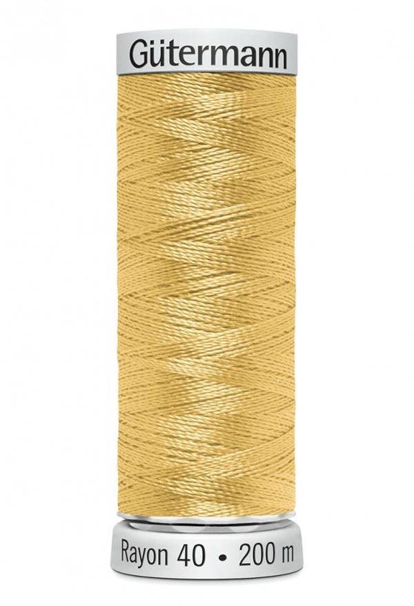 Gutermann No 40 Sulky Rayon Embroidery Thread 200m Rayon Thread Suitable For Embroidery