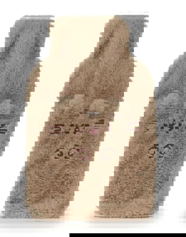 Pusheen Womens Brown Novelty face Hot Water Bottle (One Size)