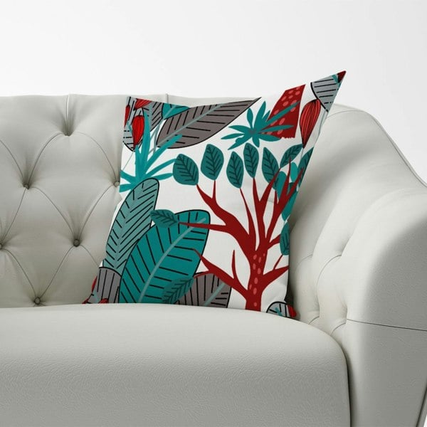 Warren Reed Jungle Exotic Summer Tropical Leaves Cushions